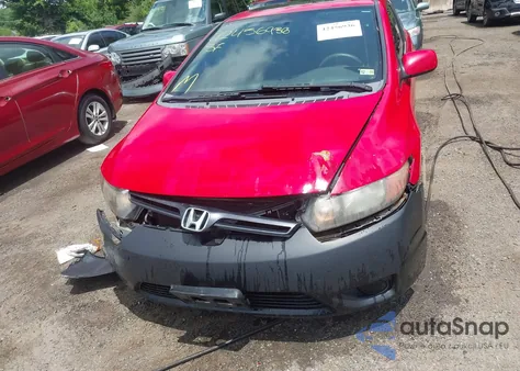 2006 Honda Civic Ex из США, поврежденный, VIN 2HGFG12866H582741